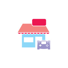 Game Shop Logo Icon Design