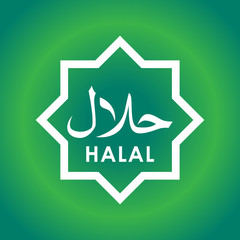Halal symbol or logo