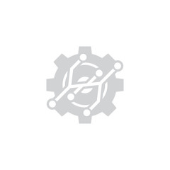 Digital Gear Logo Icon Design