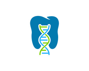 Dental Dna Icon Logo Design Element