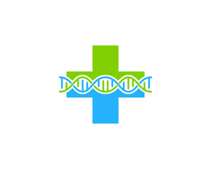 Health Dna Icon Logo Design Element