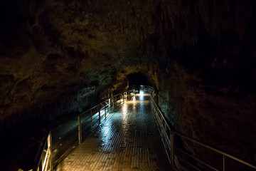 walkway in Underground Caves