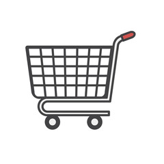 Illustration of online shopping icon