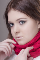 8ch young girl nude Young girl with clean skin and Nude makeup close-up on grey isolate black  and white image の Stock フォト | Adobe Stock