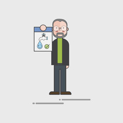 Illustration of environmental concept