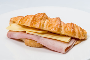 croissant ham and cheese