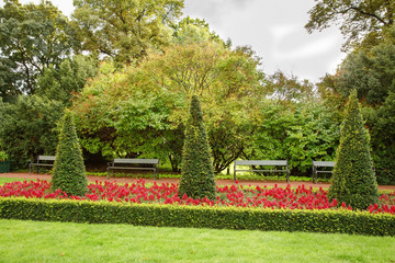 The Royal Palace park in Oslo