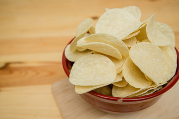 Crispy potato chips