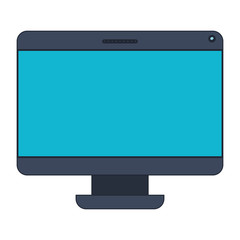 monitor computer isolated icon vector illustration design