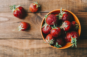 Strawberry In Bowl