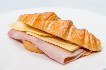 croissant ham and cheese