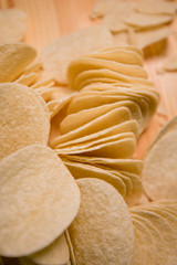 Crispy potato chips