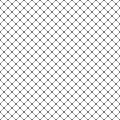 Fototapeta premium Geometric vector grid. Seamless black and white abstract pattern. Modern background