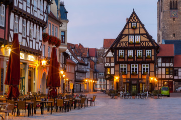 Fototapeta premium historische Altstadt von Quedlinburg