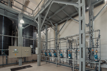 Modern urban water treatment system