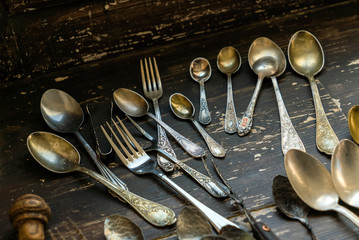 vintage forks and spoons