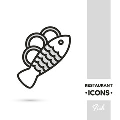 Fish Linear Icon
