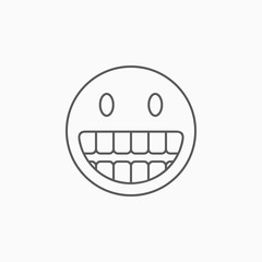 Obraz premium smile icon