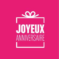 joyeux anniversaire