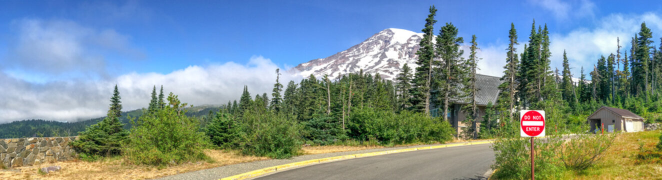 Mount Rainier National Park Road, Panoramic View