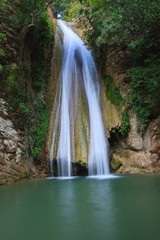 Fototapeta na wymiar Neda waterfall, Greece