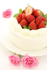 苺のショートケーキ