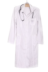 Doctor coat with a stethoscope.