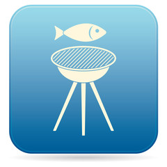 Grilled fish icon