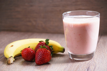 strawberry and banana smoothie