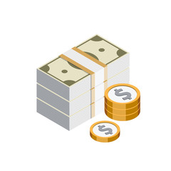 Argent Billets Pièces dollar