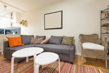 Interior of a modern living room
