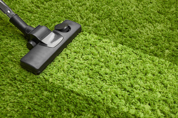 vacuum cleaner on the floor