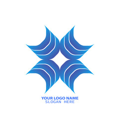 Basic shape modern Company logo