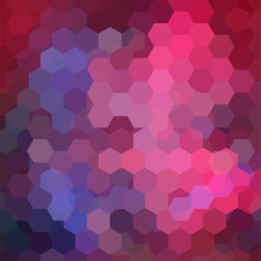 Fototapeta premium Background of geometric shapes. Purple mosaic pattern. Vector EPS 10. Vector illustration