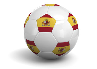 Obraz premium Spain Soccer Ball - 3D