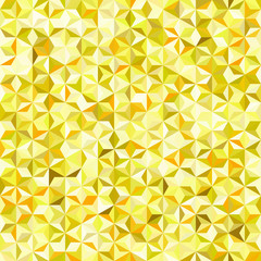 Background of yellow geometric shapes. Seamless mosaic pattern. Vector illustration