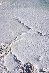 Atacama Salt Lake Flats Terrain Overhead