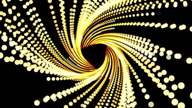 dance of color patterns on the screen