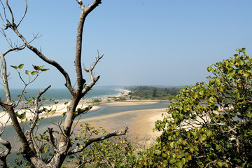 Устье реки впадающей в океан