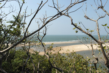 Устье реки впадающей в океан