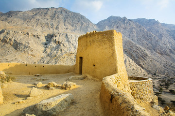 Dhayah Fort in north Ras Al Khaimah United Arab Emirates