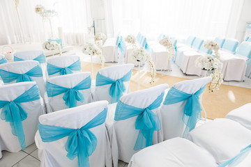 Beautiful wedding accessories, decor, flowers