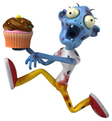 Fun zombie - 3D Illustration