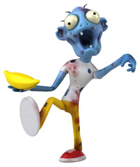 Fun zombie - 3D Illustration