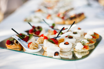 Beautiful wedding accessories, decor, flowers