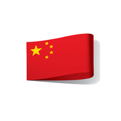 China flag, vector illustration