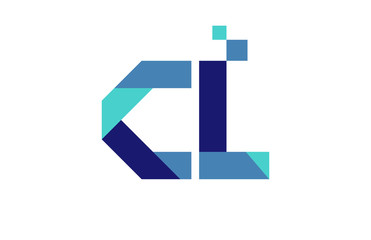 CL Digital Ribbon Letter Logo