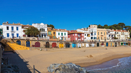 Village Calella de Palafrugell (Costa Brava, Spain) in wintertime © Arpad