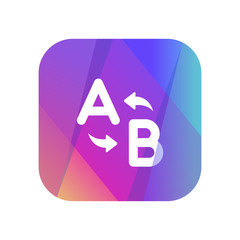 Multi-Color App Button