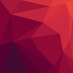 red low poly abstract background vector design